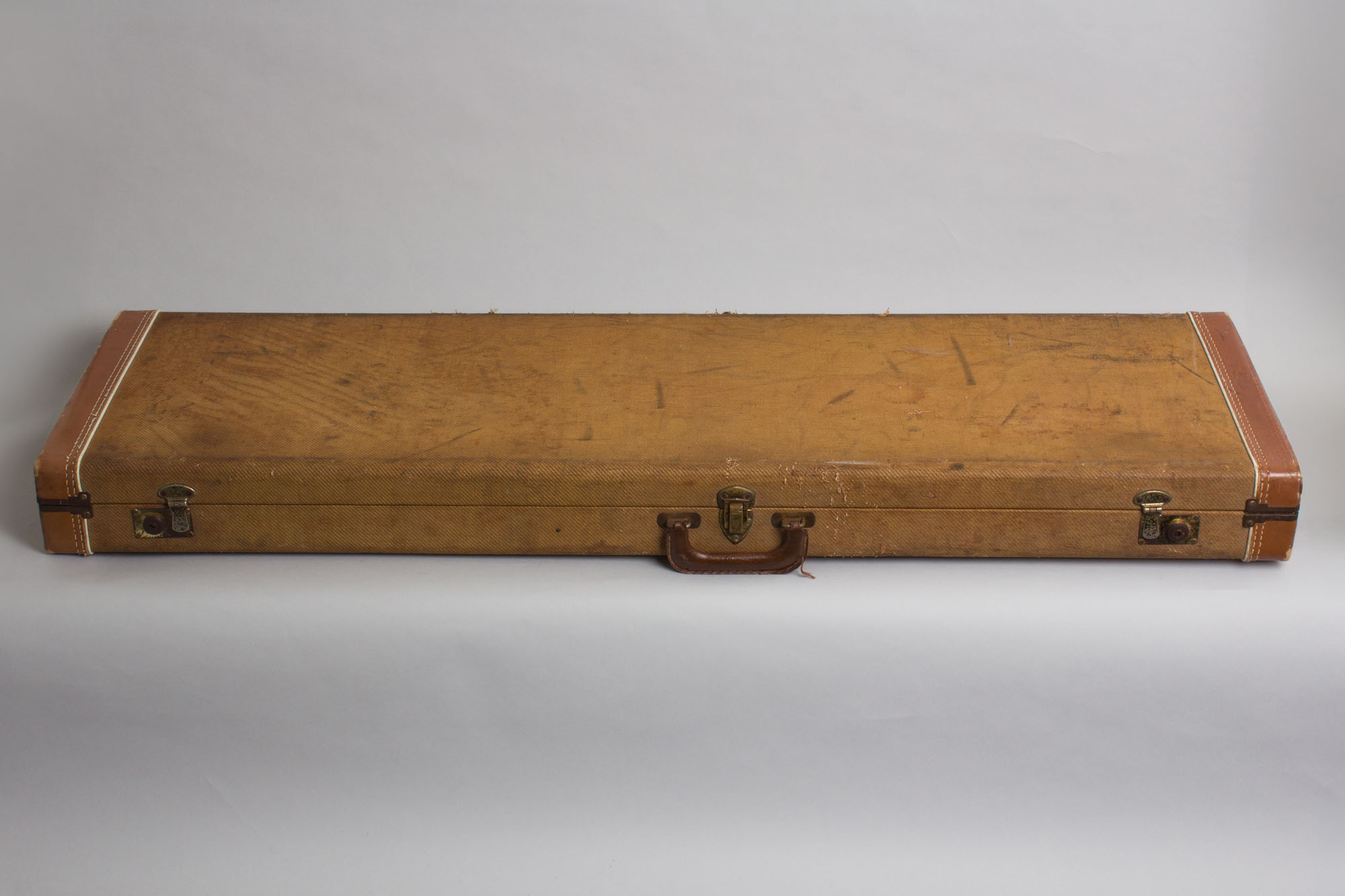 ベース Fender USA Tweed Hard Case Bass Vintage Vintage Deluxe Bass Tweed Guitar Guitar Case ~ Oblong