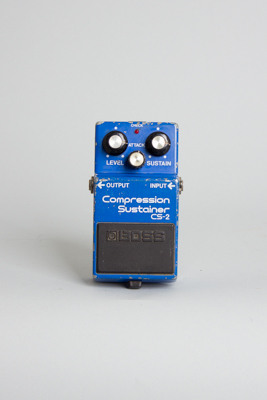 Boss  CS-2 Compression Sustainer Owned and Used by Tom Verlaine Compressor Effect (1986)