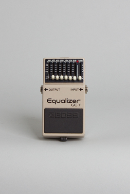Boss  GE-7 Equalizer Owned and Used by Tom Verlaine Equalizer Pedal Effect (1986)