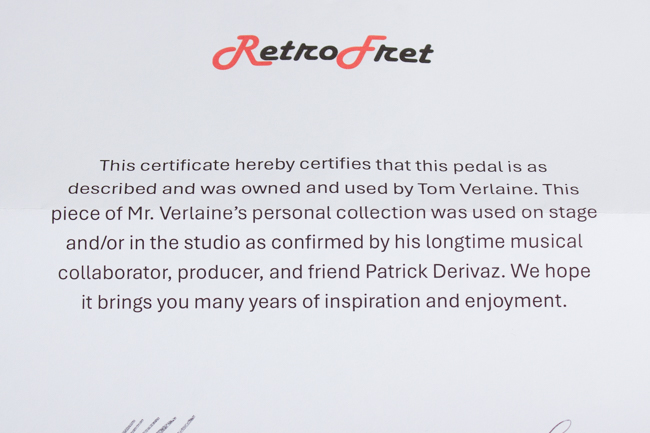 Behringer SM200 Slow Motion Owned and Used by Tom Verlaine Compression and Sustain Effect (2007)