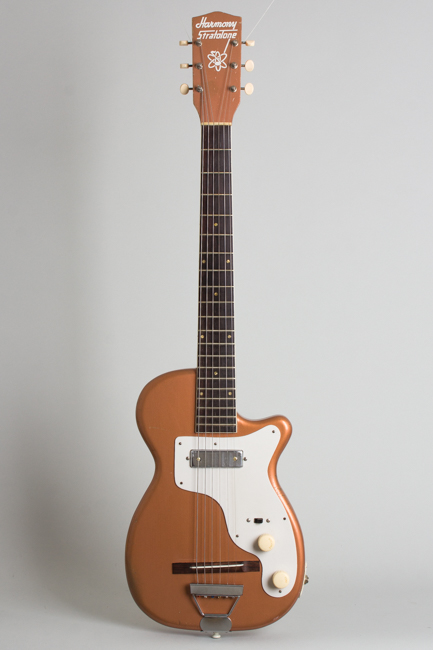 Harmony  H-44 Stratotone Solid Body Electric Guitar  (1956)