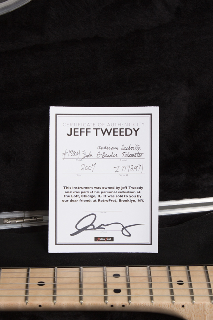 Fender  Telecaster American Nashville B-Bender Owned by Jeff Tweedy of Wilco Solid Body Electric Guitar  (2007)