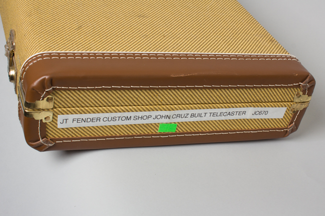 Fender  Telecaster Custom Shop Masterbuilt Relic by John Cruz Owned by Jeff Tweedy of Wilco Solid Body Electric Guitar ,  c. 2007