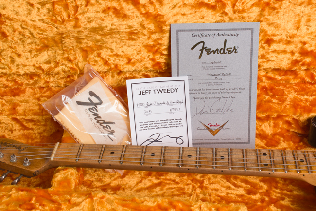 Fender  Nocaster Custom Shop Relic by Dennis Galuszka Owned by Jeff Tweedy of Wilco Solid Body Electric Guitar 