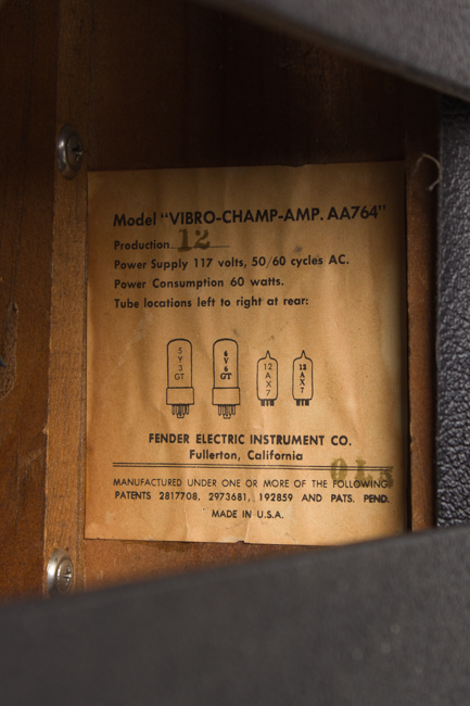 Fender Vibro-Champ AA-764 Tube Amplifier (1965)