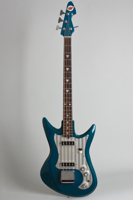 expand image Teisco EB-220 Solid Body Electric Bass Guitar (1966)