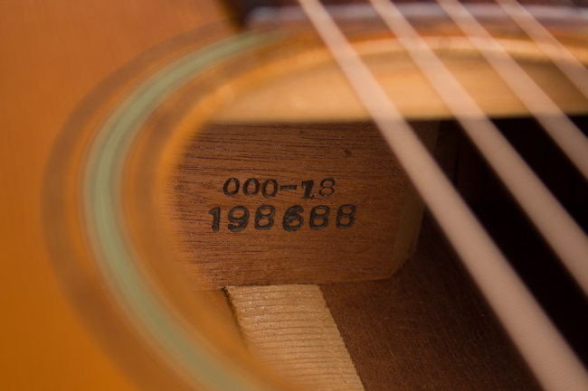 C. F. Martin 000-18 Flat Top Acoustic Guitar (1964)