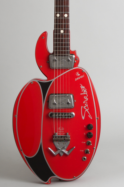 Wandre  Scarabeo Solid Body Electric Guitar  (1965)