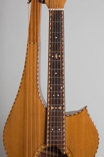 Knutsen 10 String Harp Guitar , c. 1915