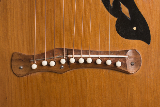 Knutsen 10 String Harp Guitar , c. 1915