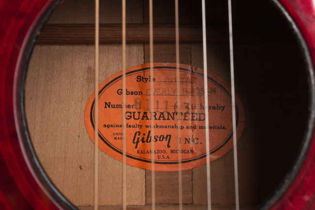 Gibson  Everly Brothers Flat Top Acoustic Guitar  (1966)