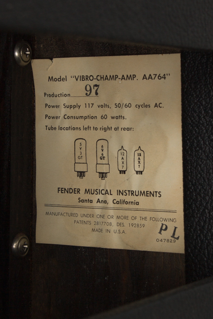 Fender  Vibro-Champ AA-764 Tube Amplifier (1966)
