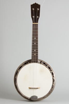   Resonator and Flange Banjo Ukulele, made by Harmony ,  c. 1930