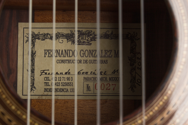 Fernando Gonzalez M.  Classical Guitar (2023)