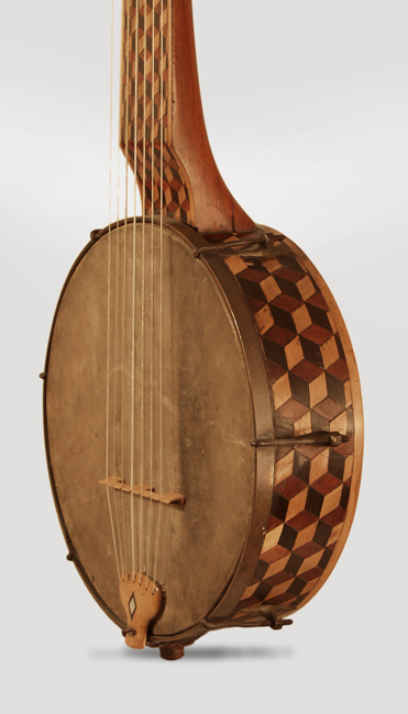  7 String Minstrel Banjo (maker unknown) ,  c. 1850