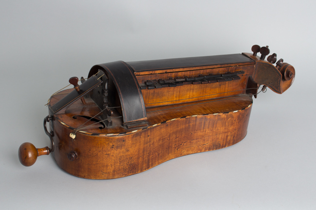  Guitar Shaped 6 String Hurdy-gurdy (maker unknown) ,  c. late 18th Century