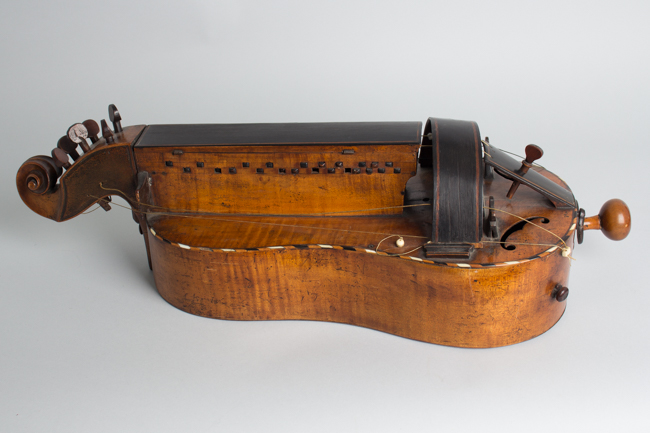  Guitar Shaped 6 String Hurdy-gurdy (maker unknown) ,  c. late 18th Century