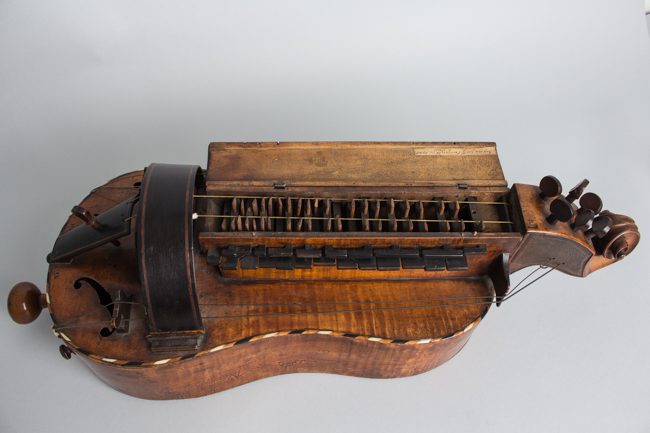  Guitar Shaped 6 String Hurdy-gurdy (maker unknown) ,  c. late 18th Century