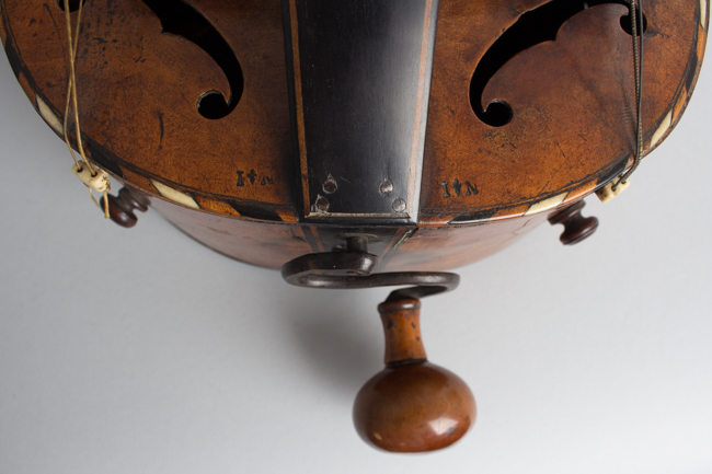  Guitar Shaped 6 String Hurdy-gurdy (maker unknown) ,  c. late 18th Century