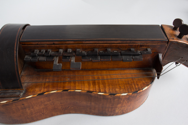  Guitar Shaped 6 String Hurdy-gurdy (maker unknown) ,  c. late 18th Century