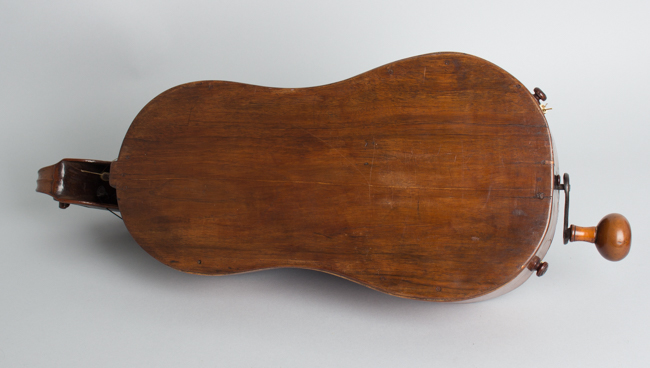  Guitar Shaped 6 String Hurdy-gurdy (maker unknown) ,  c. late 18th Century