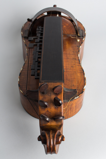  Guitar Shaped 6 String Hurdy-gurdy (maker unknown) ,  c. late 18th Century