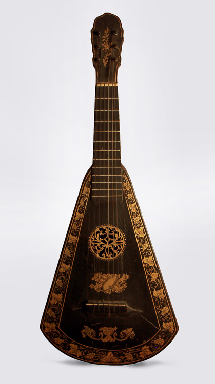  Harp Guitar, from the workshop of A. Barry ,  c. 1805