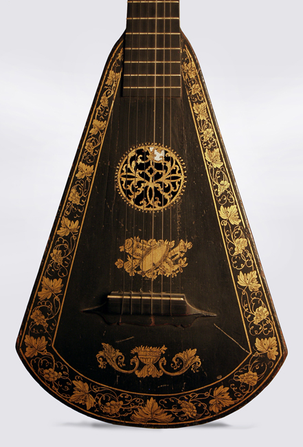  Harp Guitar, from the workshop of A. Barry ,  c. 1805