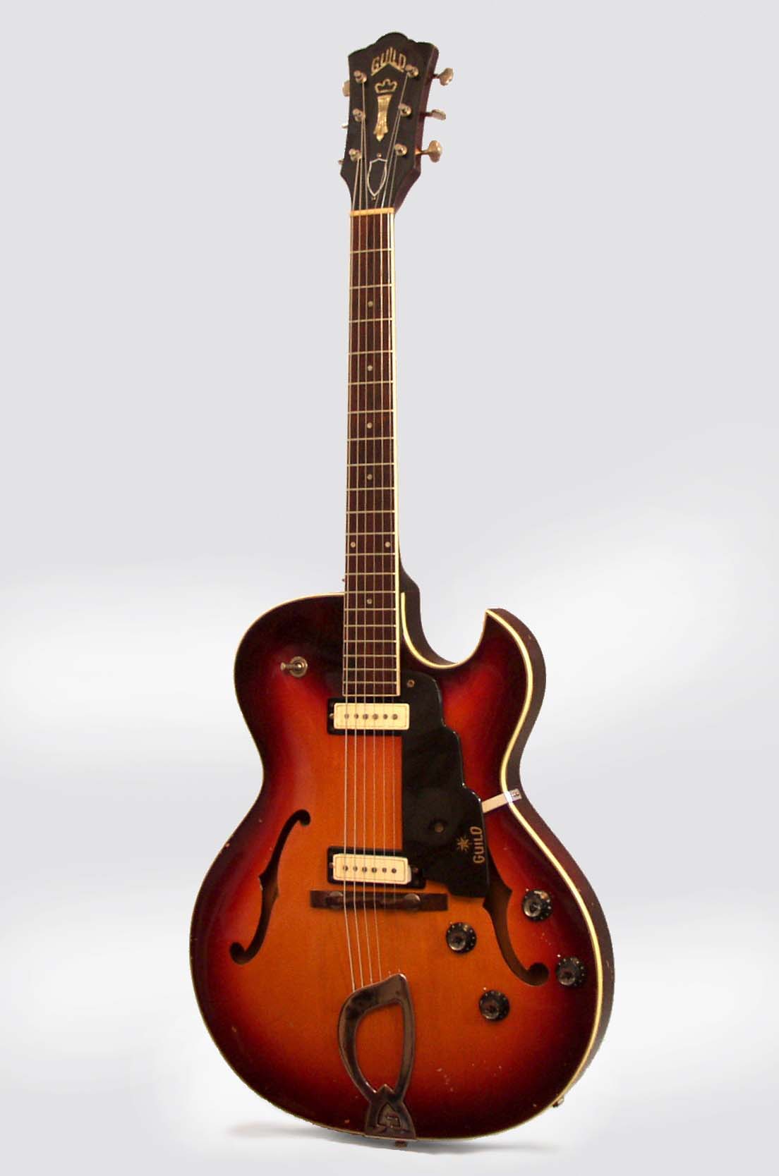 Guild T-100D Thinline Hollow Body Electric Guitar (1965