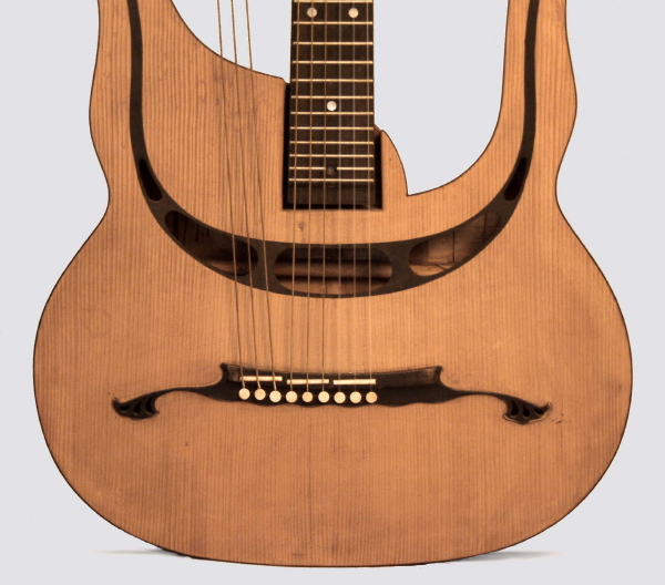 Luigi Mozzani  "Chitarra-Lyra" Lyre Harp Guitar formerly the personal instrument of Mario Maccaferri,  c. 1910