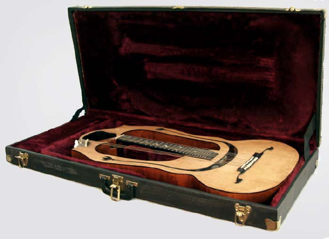 Luigi Mozzani  "Chitarra-Lyra" Lyre Harp Guitar formerly the personal instrument of Mario Maccaferri,  c. 1910