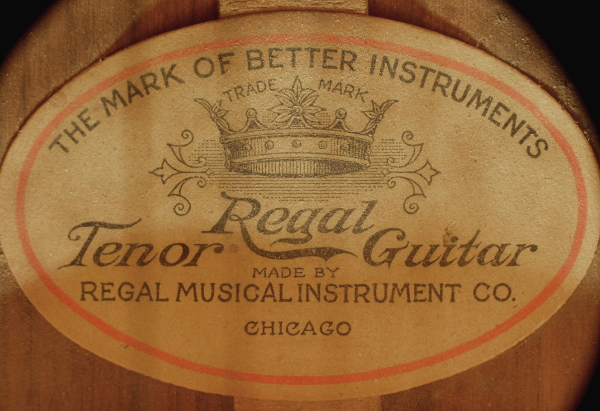 Regal  Professional Flat Top Tenor Guitar ,  c. 1928