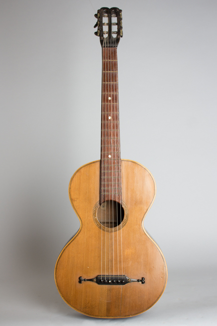  Romantic Guitar, labeled W. Kieser ,  c. mid 19th century