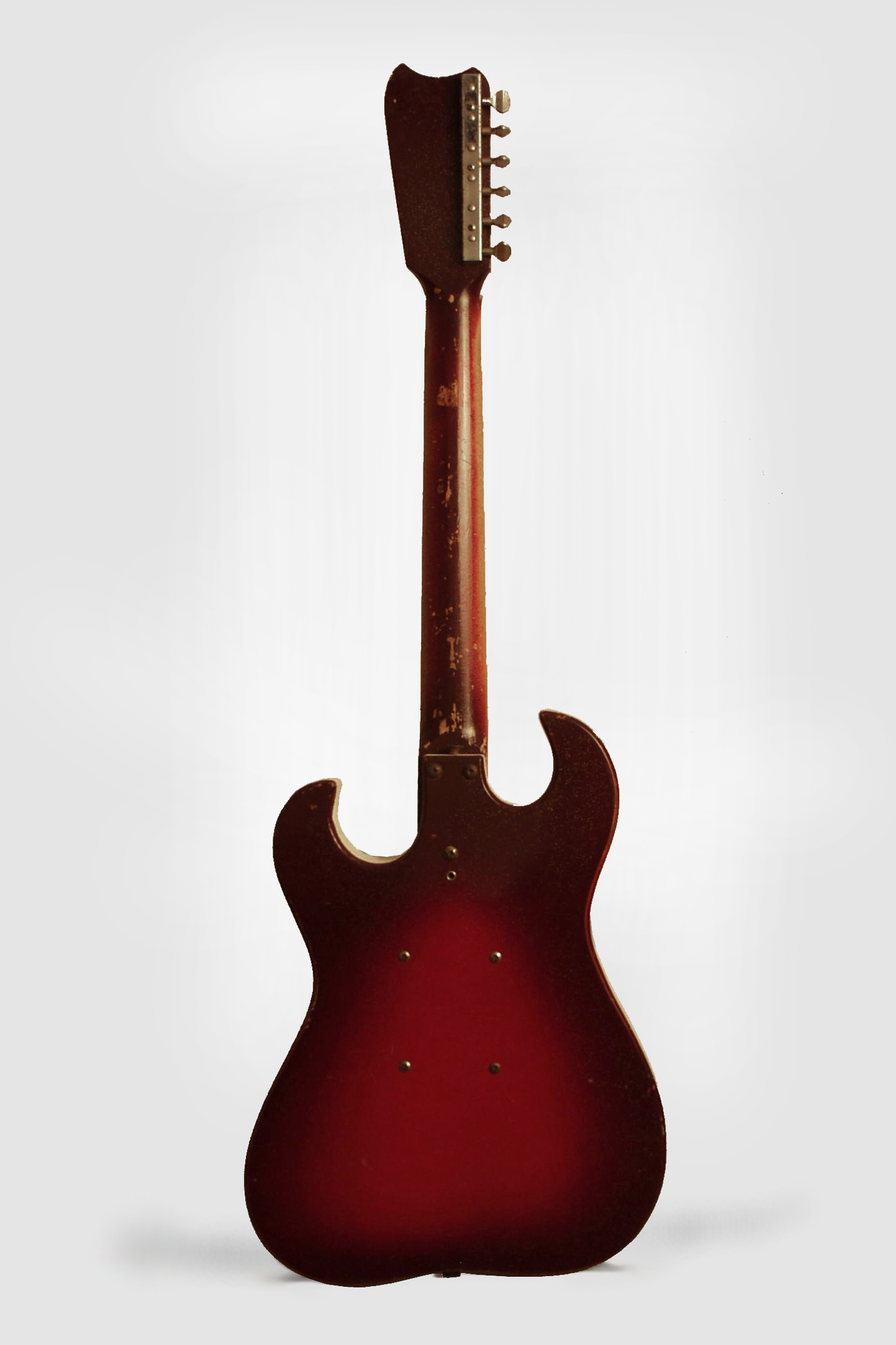 Silvertone "AmpinCase" model 1457 SemiHollow Body Electric Guitar