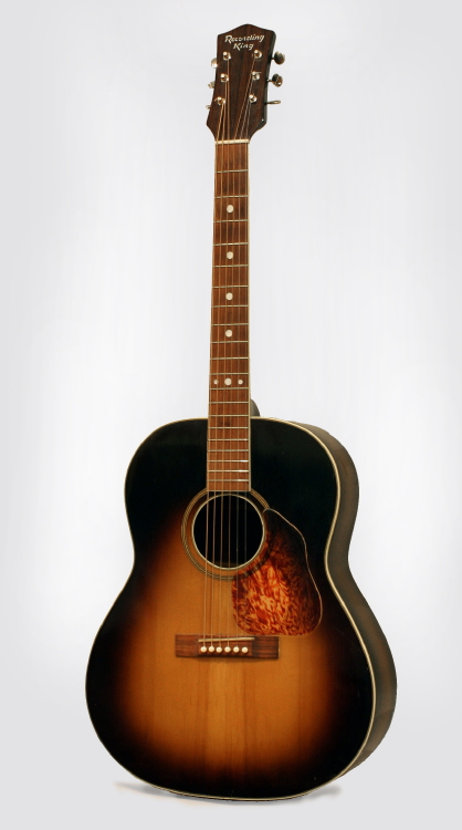 expand image Regal Recording King Jumbo Flat Top Acoustic Guitar , c. 1940