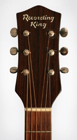 Regal Recording King Jumbo Flat Top Acoustic Guitar , c. 1940
