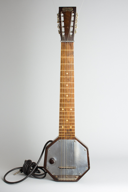 Audiovox  7-String Lap Steel Electric Guitar ,  c. 1935