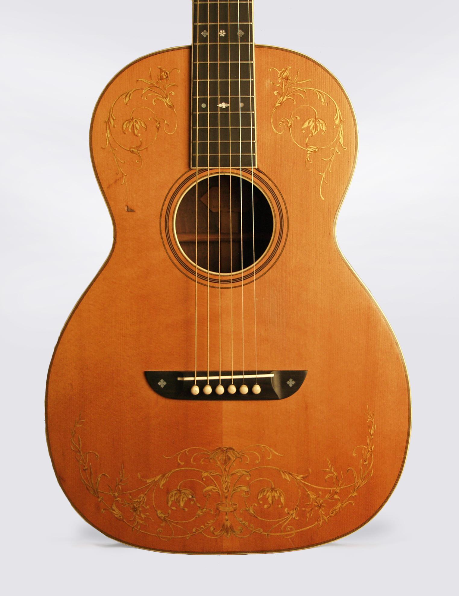 Washburn Style 5238 Deluxe Flat Top Acoustic Guitar , c