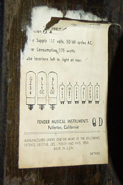 Fender  Pro Reverb Tube Amplifier (1967)