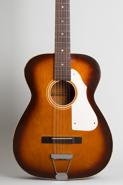 Harmony  Stella H-912 12 String Flat Top Acoustic Guitar ,  c. 1967