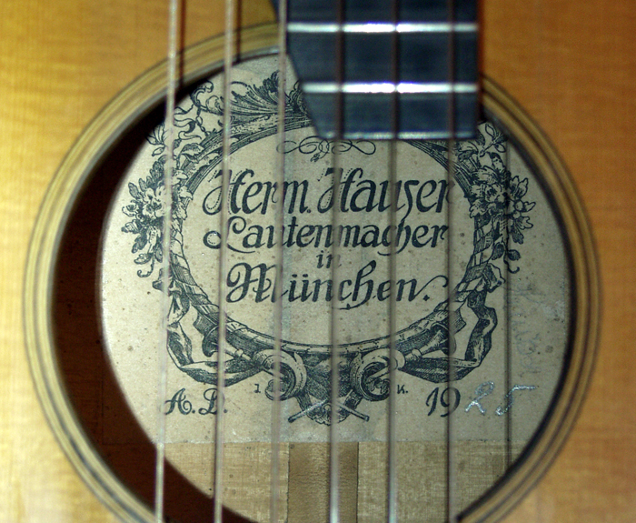 Hermann Hauser Viennese Classical Guitar (1925)