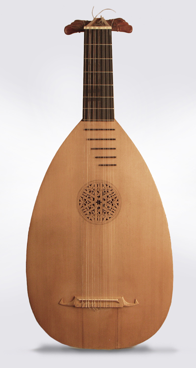 expand image Hermann Hauser 7 Course Renaissance Lute (1918)