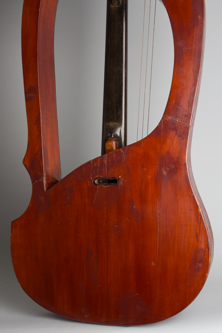 Luigi Mozzani  Lyre Harp Guitar formerly owned by Mario Maccaferri; restored by John Monteleone,  c. 1905