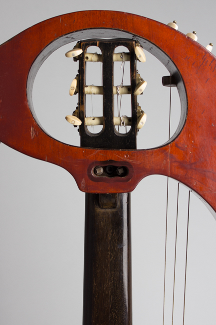 Luigi Mozzani  Lyre Harp Guitar formerly owned by Mario Maccaferri; restored by John Monteleone,  c. 1905