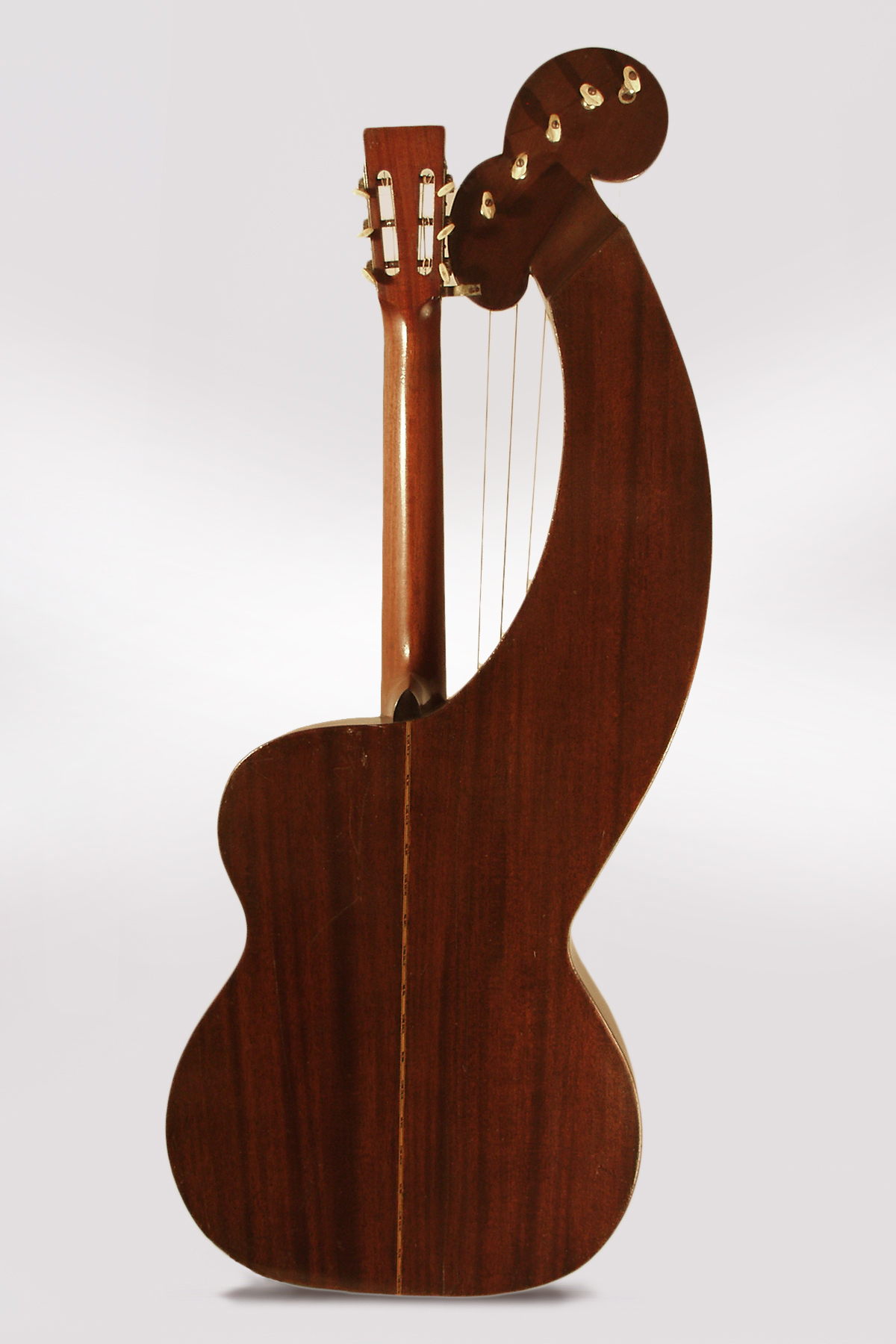 Dyer Symphony Style 5 Harp Guitar, made by Larson Brothers , c. 1910