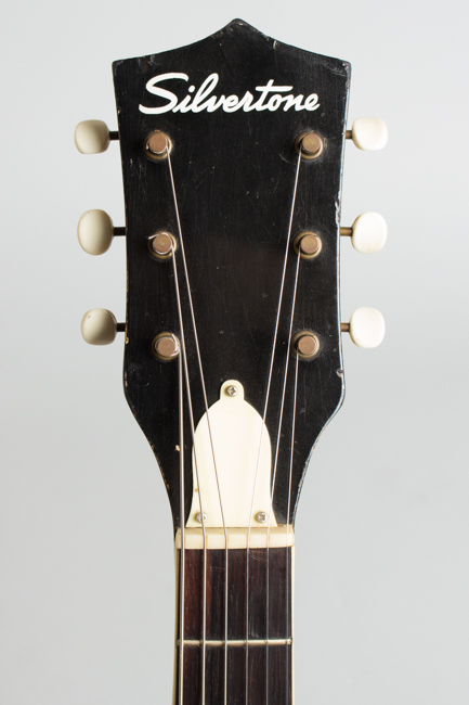  Silvertone Model 1445L Thinline Hollow Body Electric Guitar, made by Kay ,  c. 1962