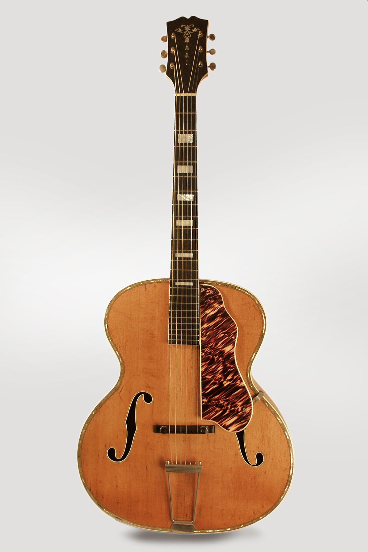 Prairie State Arch Top Acoustic Guitar, made by Larson