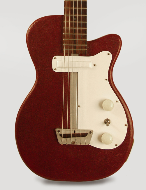 Silvertone Model 1357 Solid Body Electric Guitar, made by Danelectro