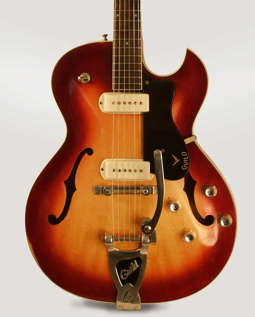 Guild  T-100D Thinline Hollow Body Electric Guitar  (1963)