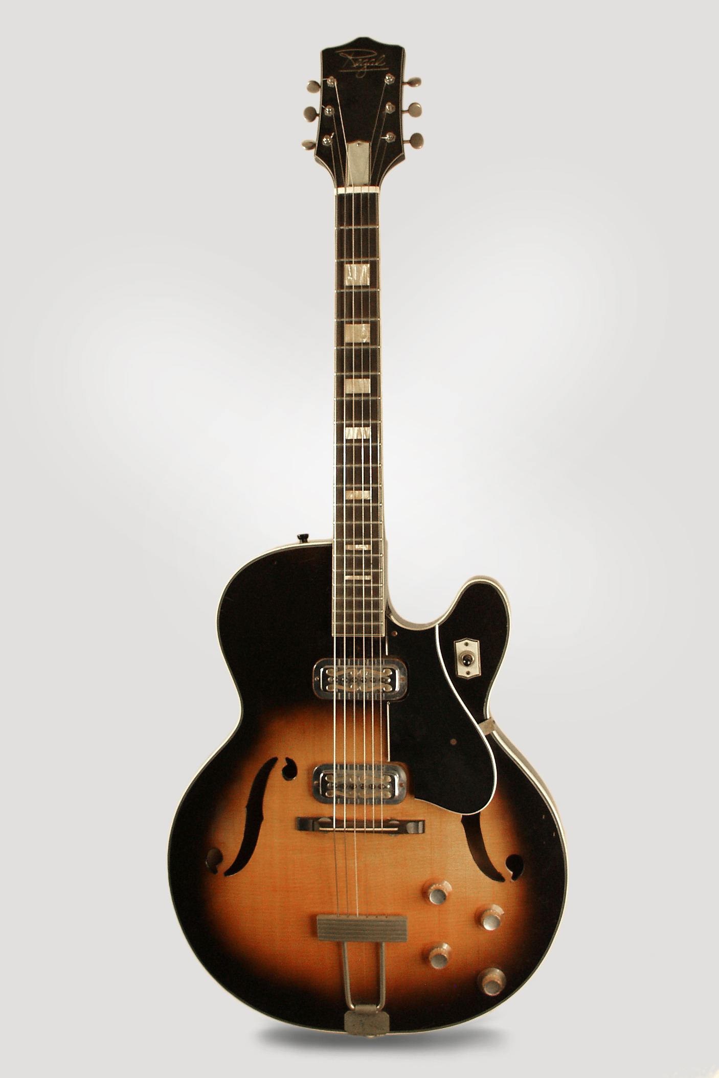 Regal R 272 Thinline Hollow Body Electric Guitar, made by Harmony